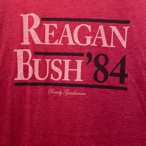 Heather Red Reagan Bush T-shirt